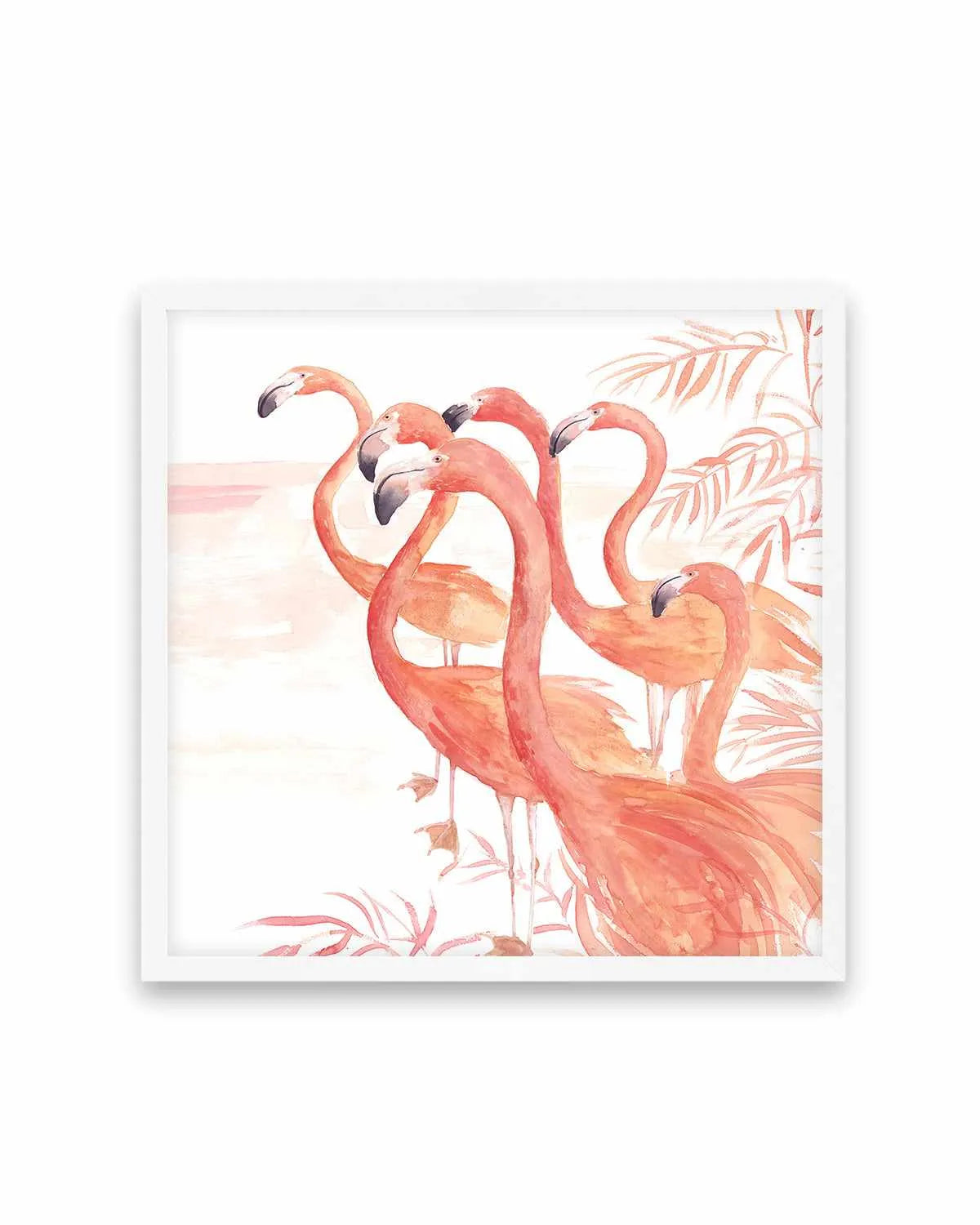 Flamingo Group I Art Print from Olive et Oriel where you can shop wallpaper and artworks online