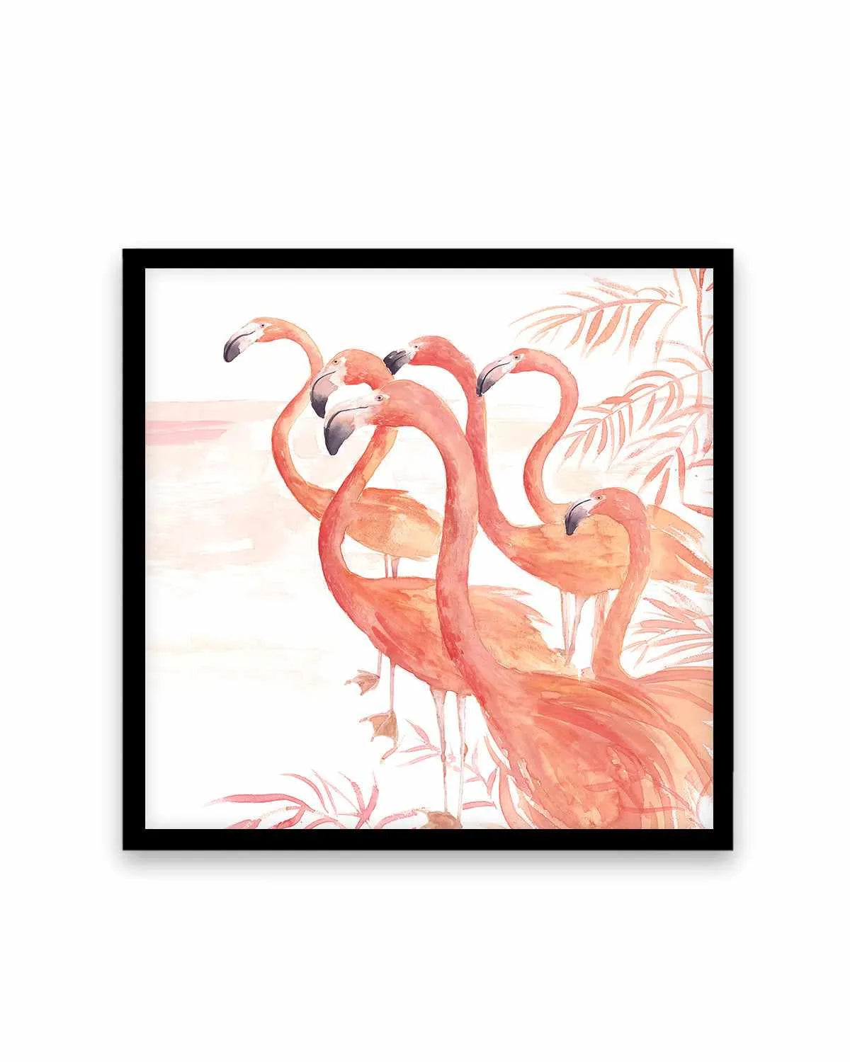 Flamingo Group I Art Print from Olive et Oriel where you can shop wallpaper and artworks online