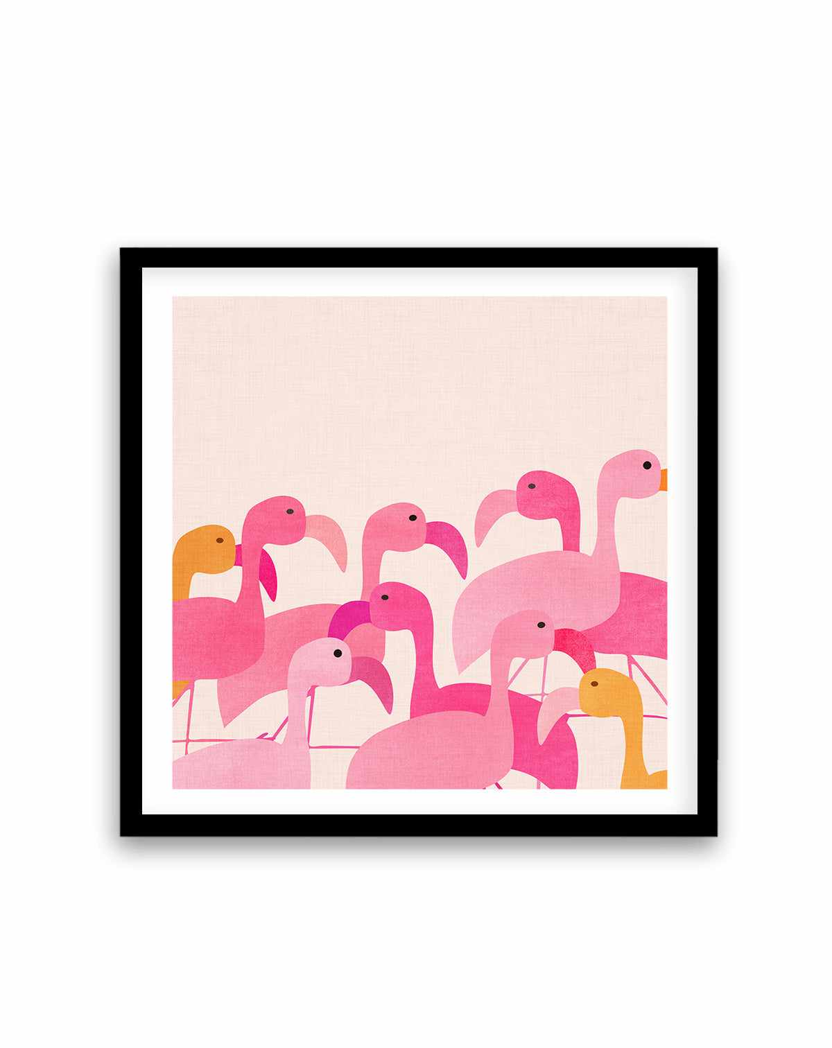 Flamingos By Kristian Gallagher | Art Print