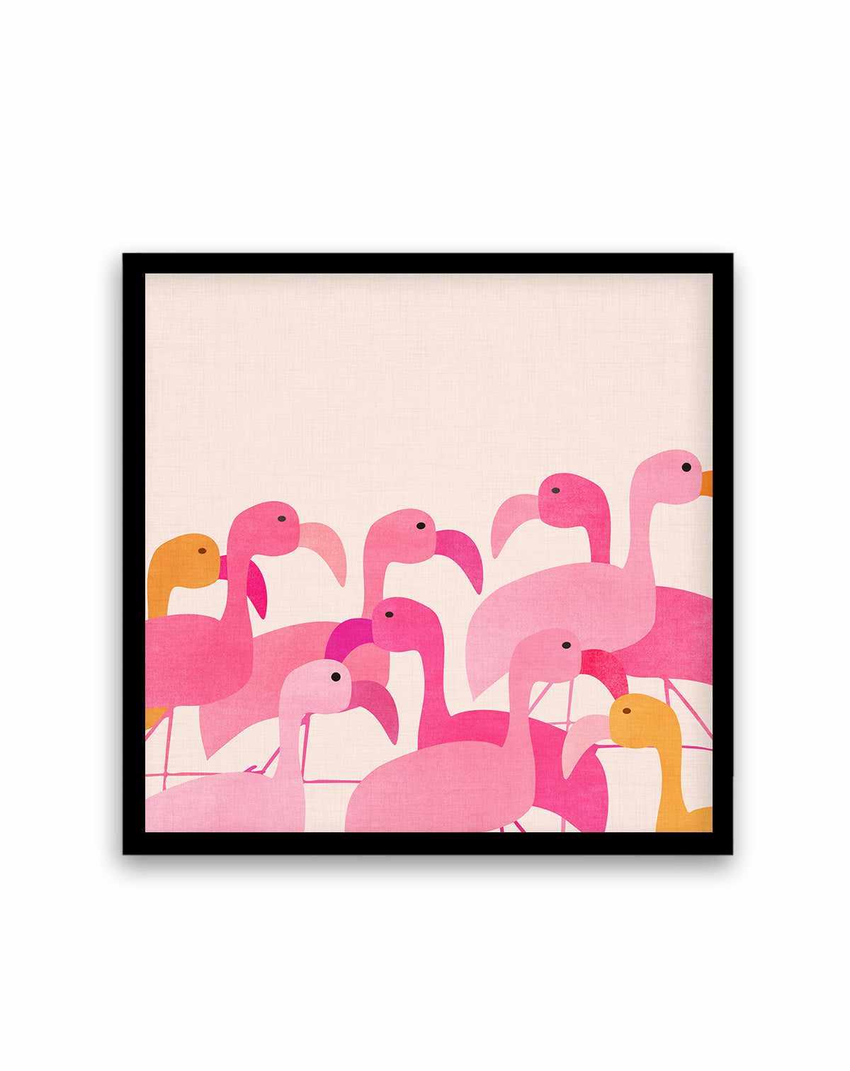 Flamingos By Kristian Gallagher | Art Print