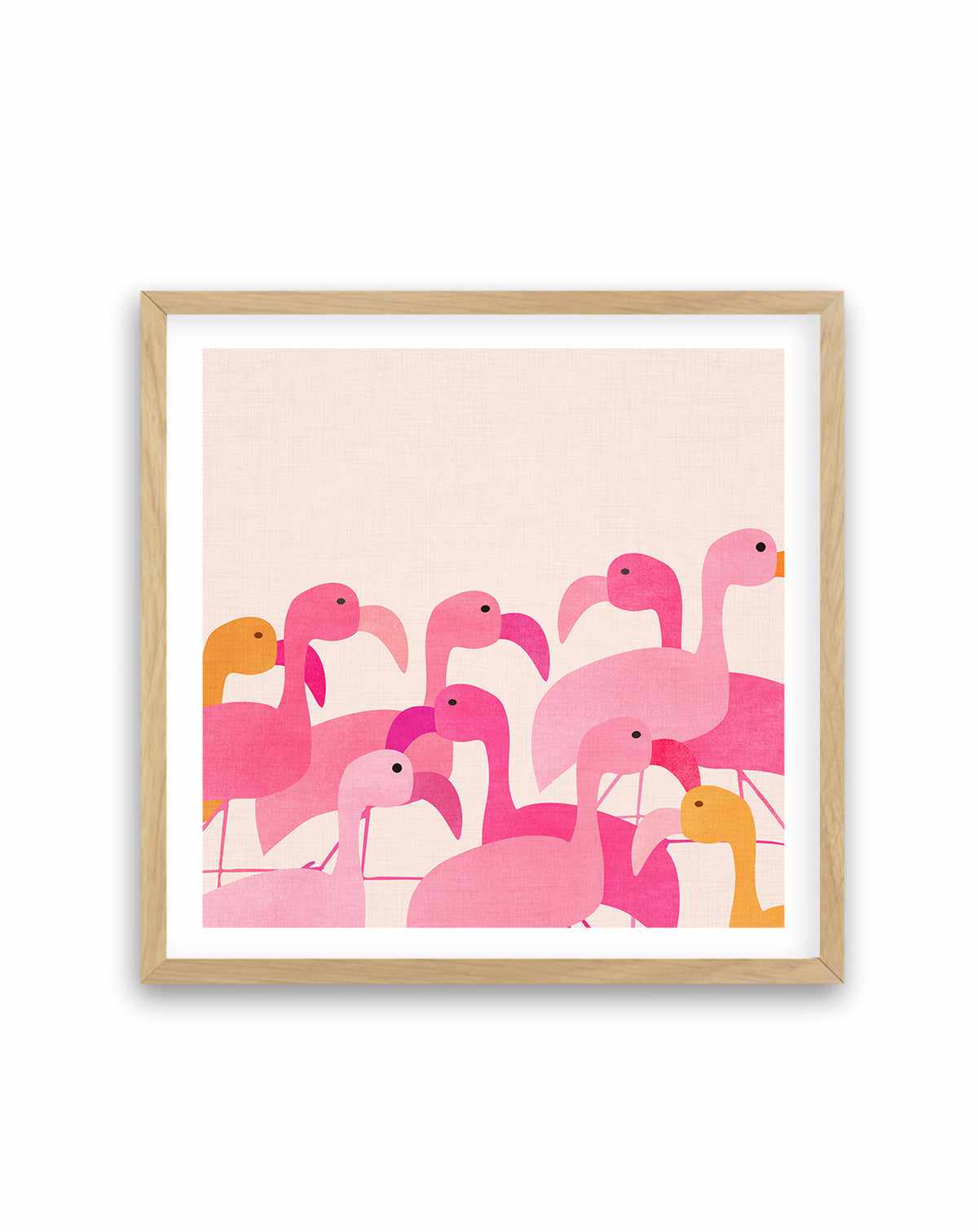 Flamingos By Kristian Gallagher | Art Print