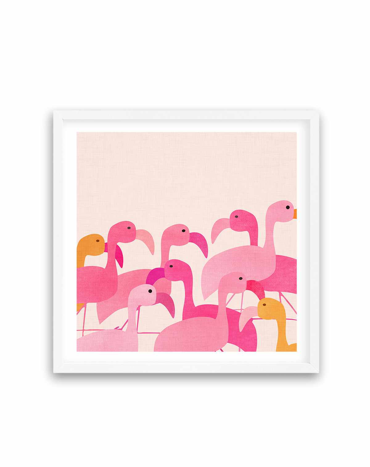 Flamingos By Kristian Gallagher | Art Print