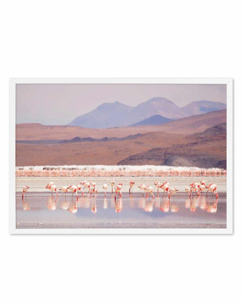Flamingos | LS Art Print