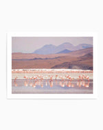 Flamingos | LS Art Print
