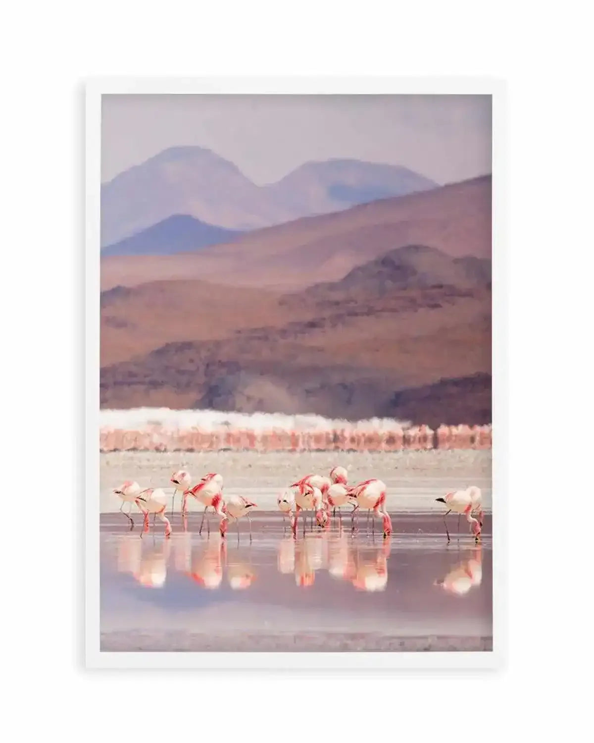 Flamingos | PT Art Print from Olive et Oriel where you can shop wallpaper and artworks online