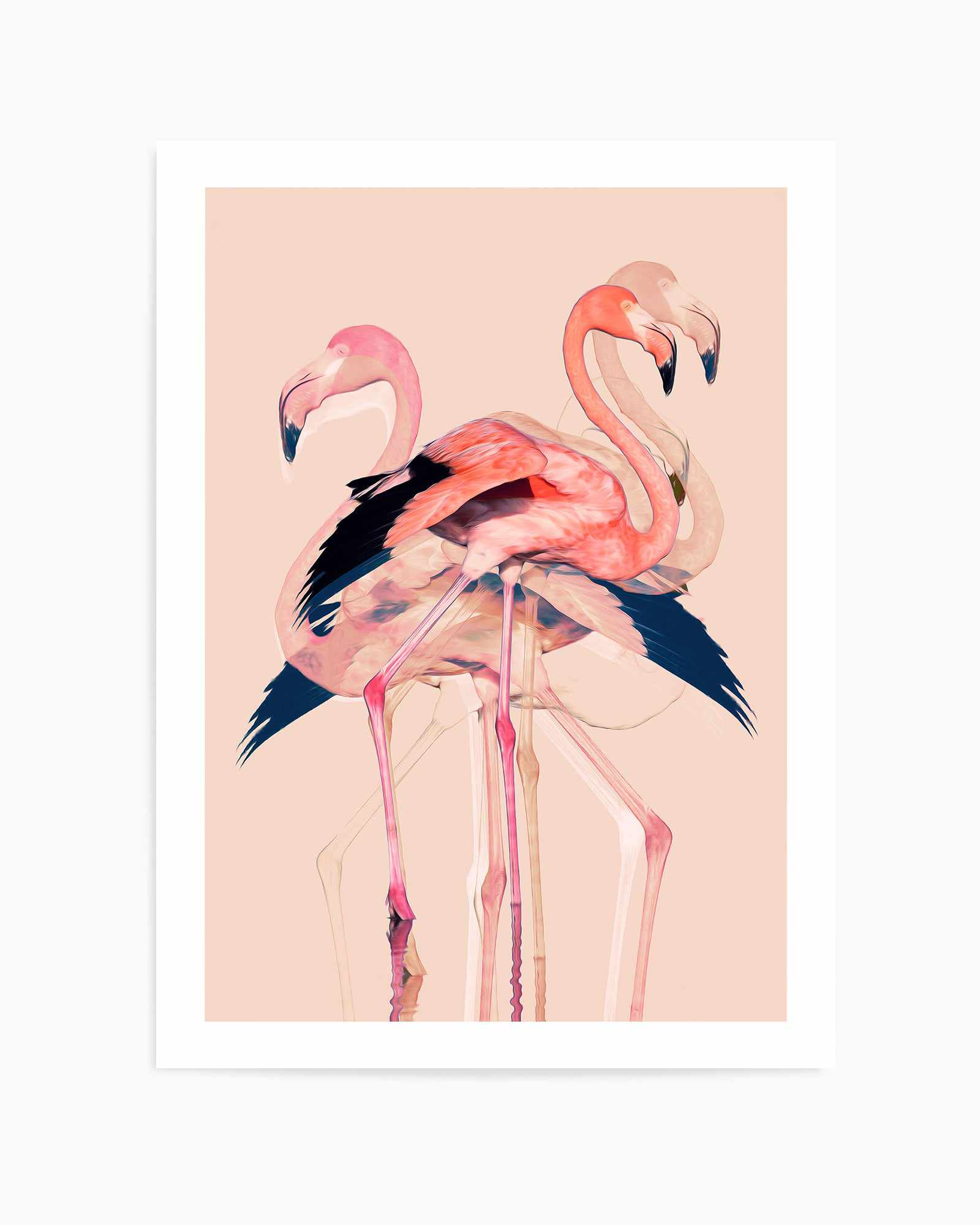 Flamingos nr. 3 By Baard Martinussen | Art Print