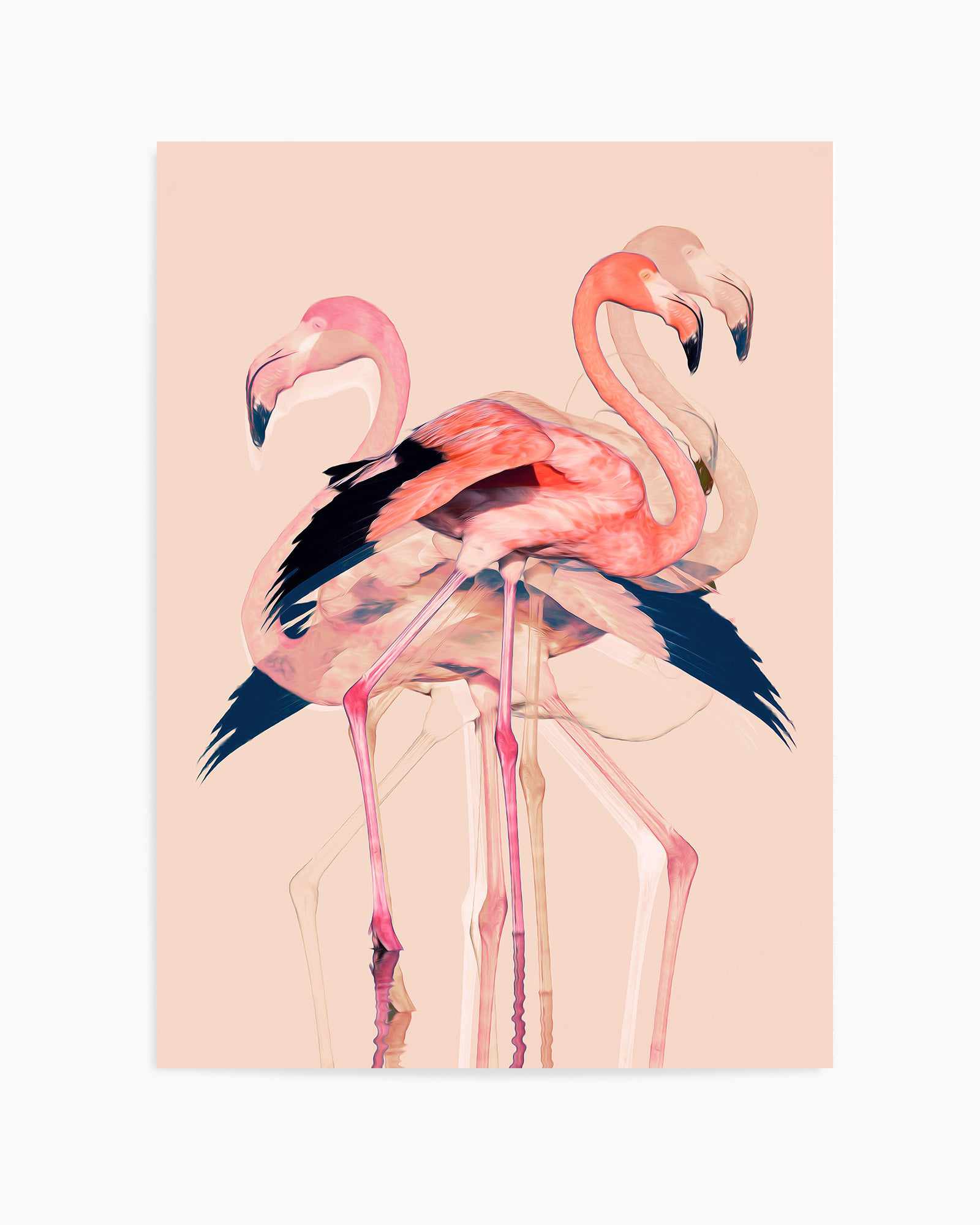 Flamingos nr. 3 By Baard Martinussen | Art Print