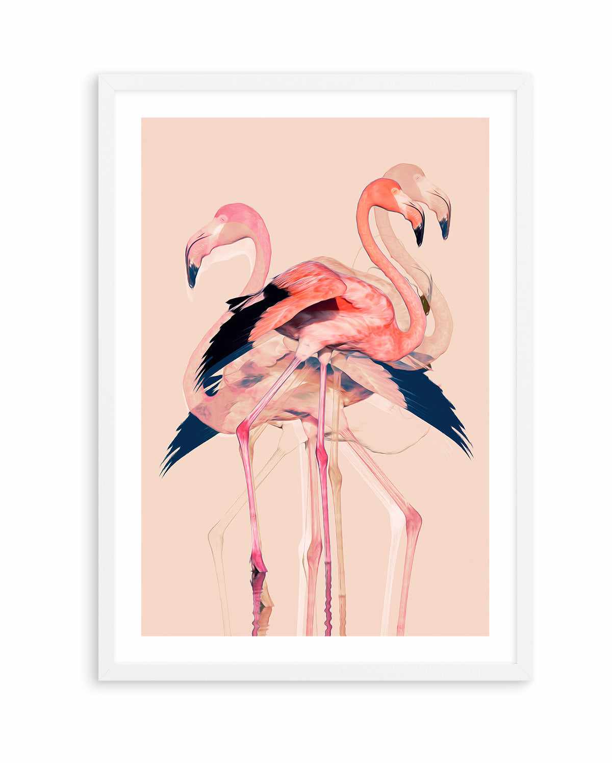 Flamingos nr. 3 By Baard Martinussen | Art Print