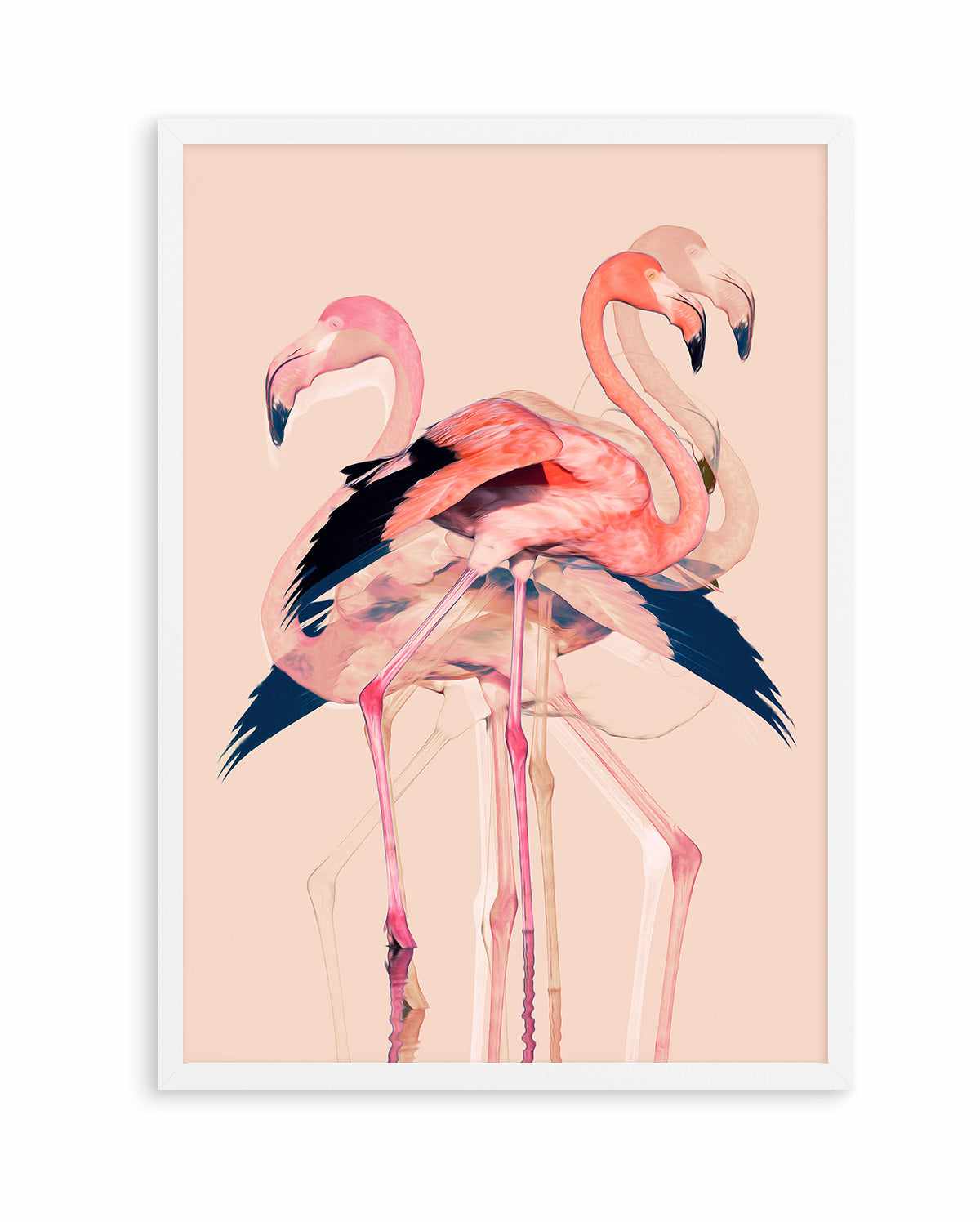 Flamingos nr. 3 By Baard Martinussen | Art Print