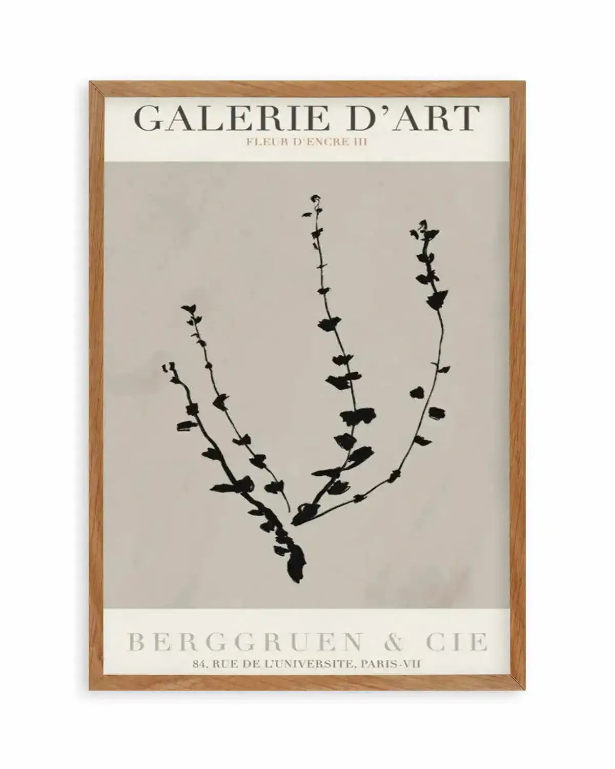 Fleur D'Encre III Art Print from Olive et Oriel where you can shop wallpaper and artworks online
