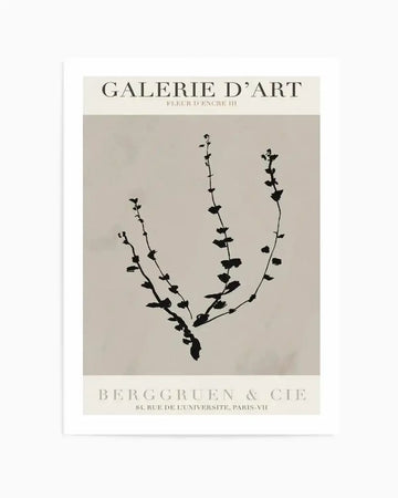 Fleur D'Encre III Art Print from Olive et Oriel where you can shop wallpaper and artworks online