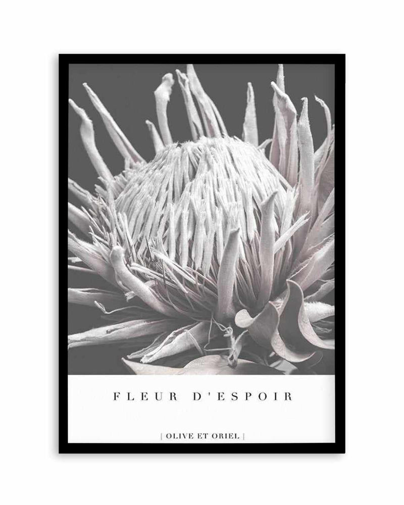 Fleur D'Espoir | King Protea Art Print