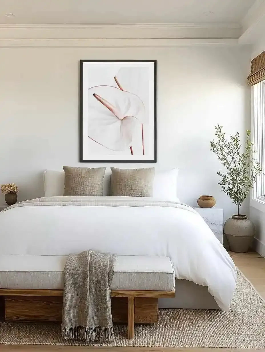 Fleur Flamingo | PT Art Print from Olive et Oriel where you can shop wallpaper and artworks online