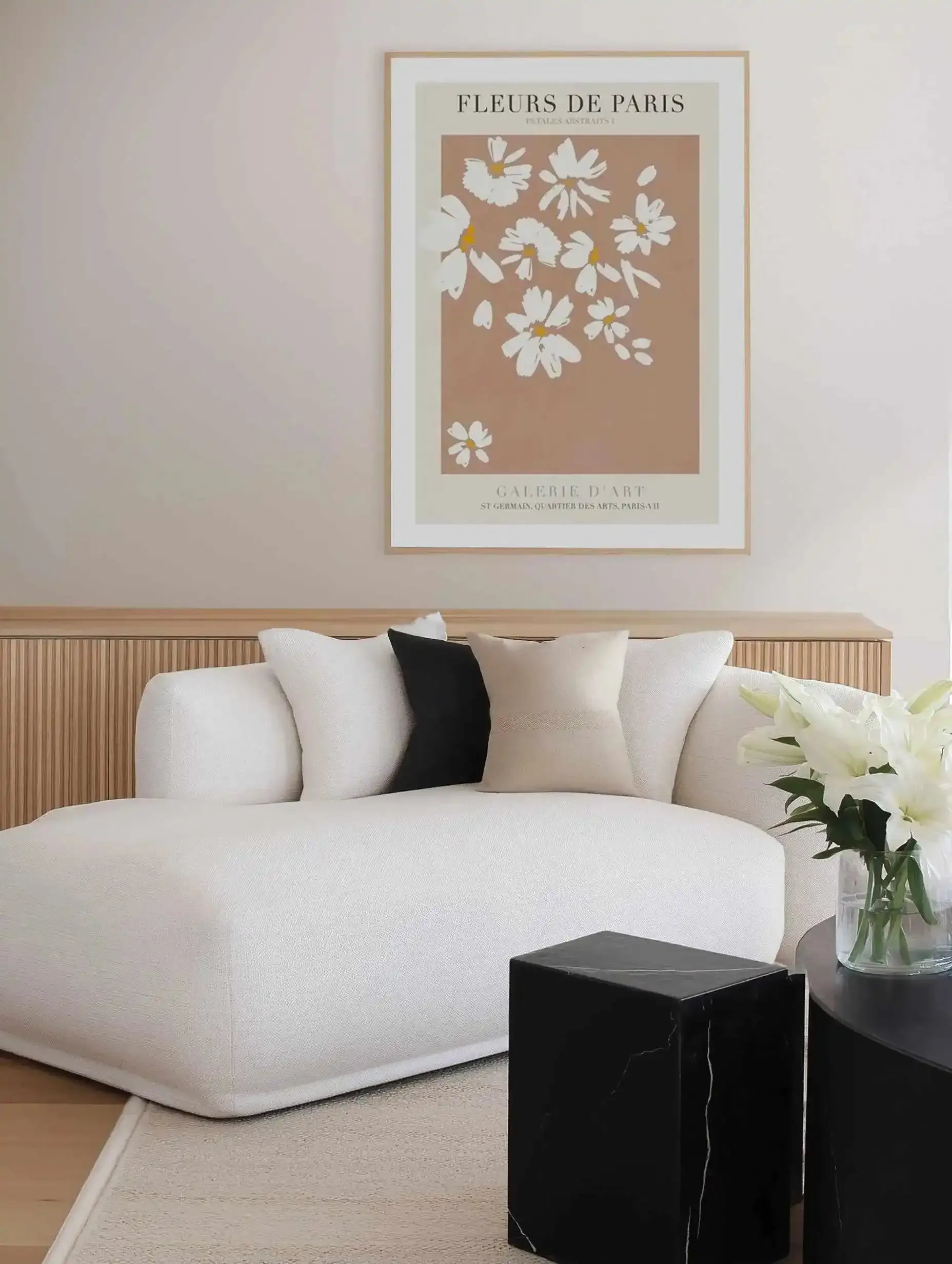 Fleurs De Paris I Art Print from Olive et Oriel where you can shop wallpaper and artworks online