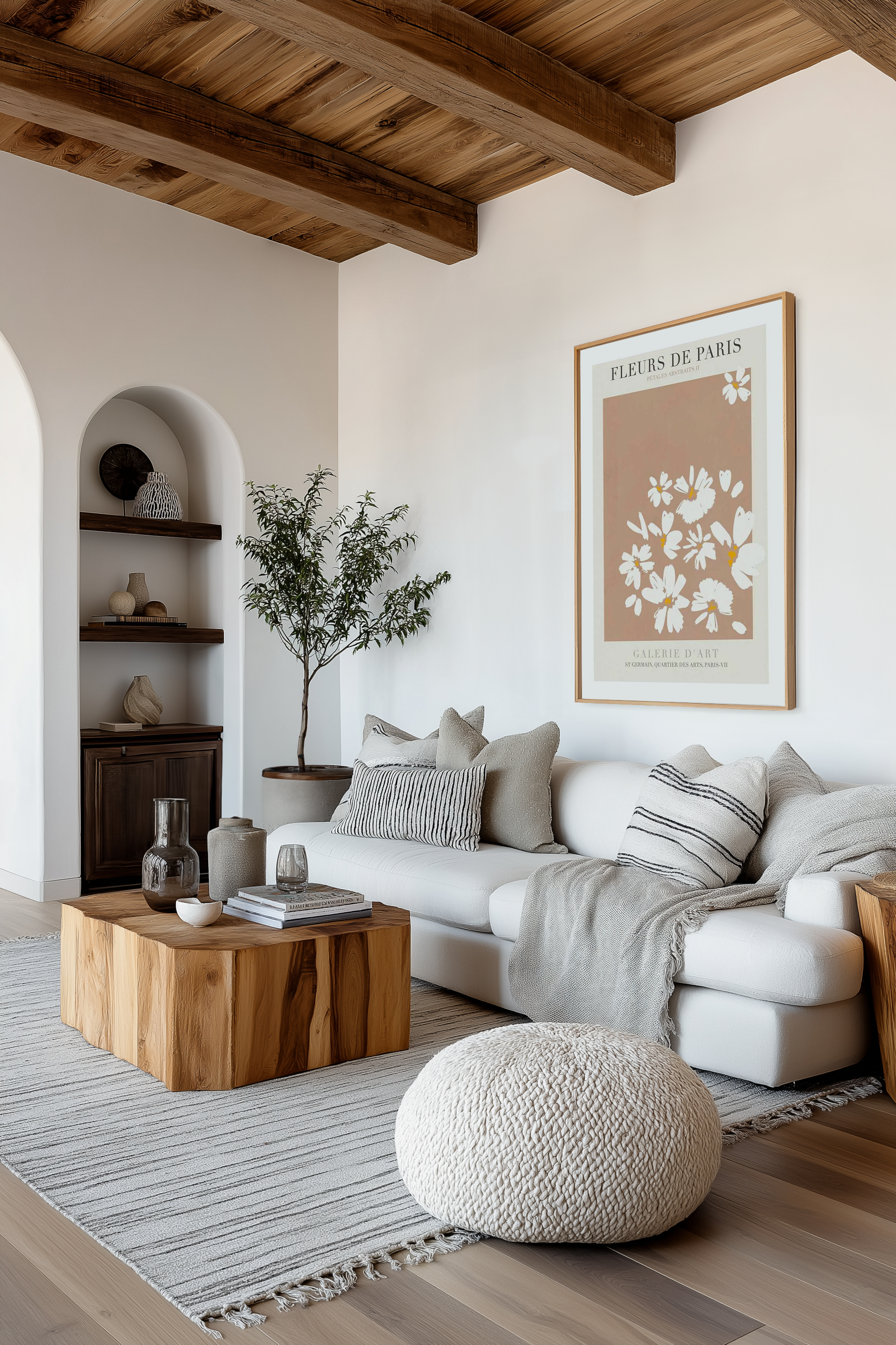 Fleurs De Paris II Art Print from Olive et Oriel where you can shop wallpaper and artworks online