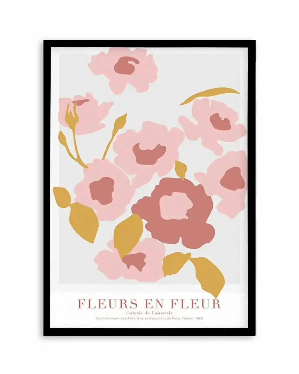 Fleurs en Fleur Art Print from Olive et Oriel where you can shop wallpaper and artworks online
