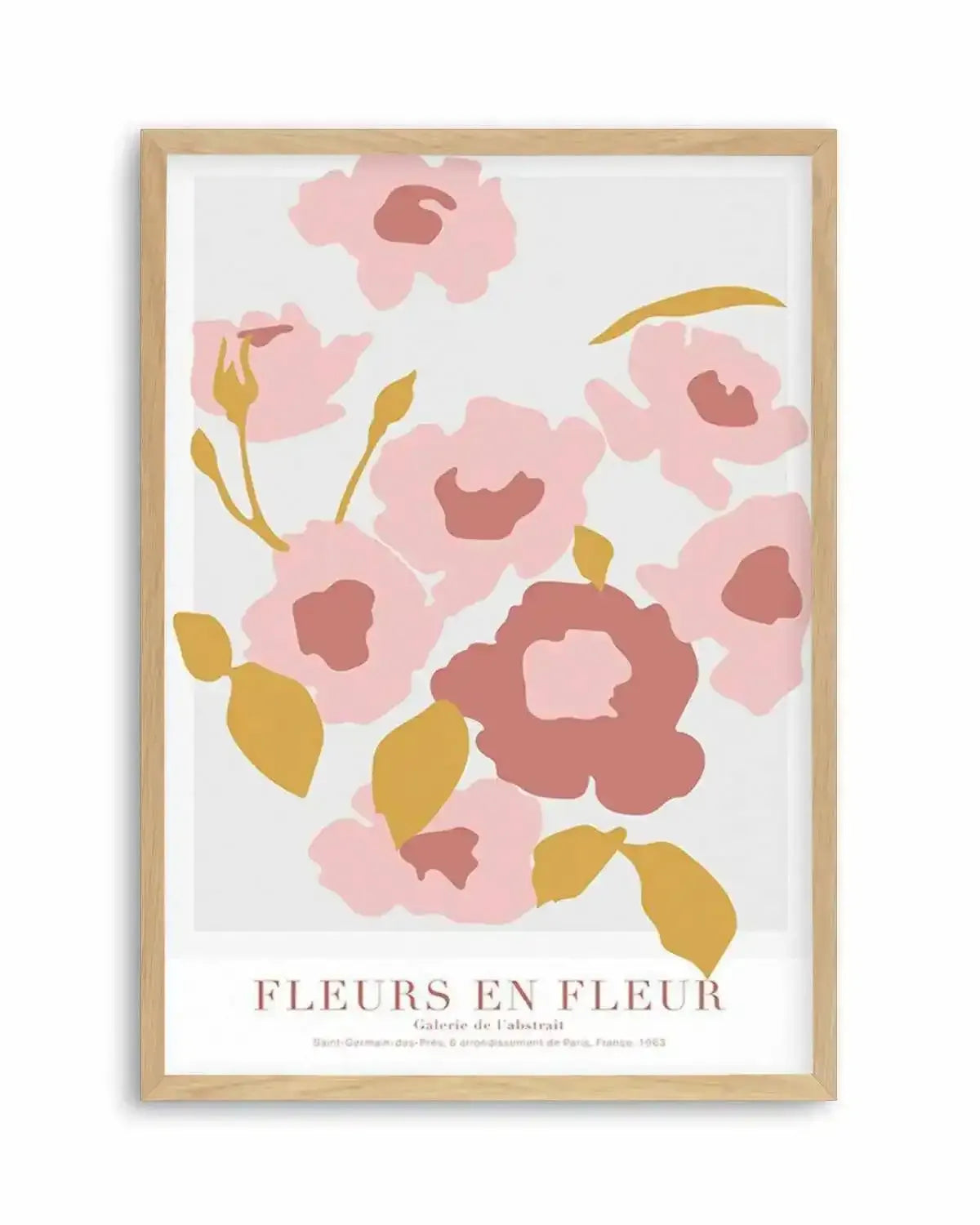 Fleurs en Fleur Art Print from Olive et Oriel where you can shop wallpaper and artworks online