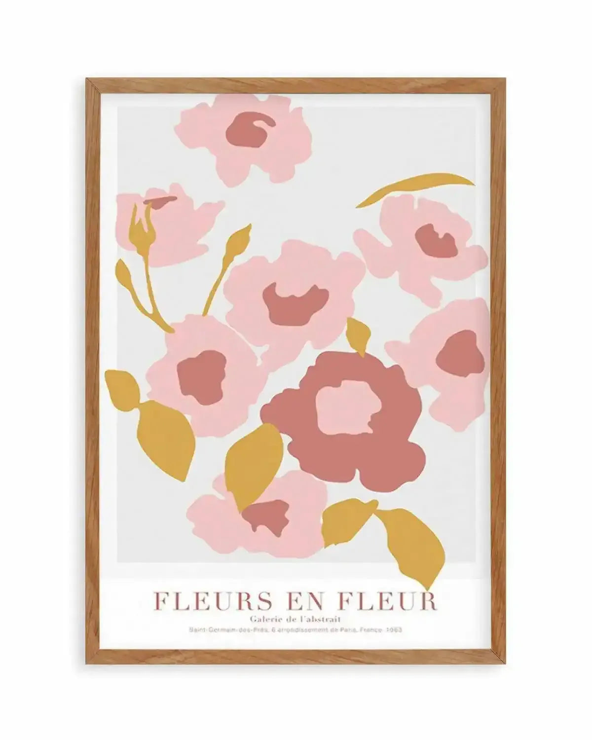 Fleurs en Fleur Art Print from Olive et Oriel where you can shop wallpaper and artworks online