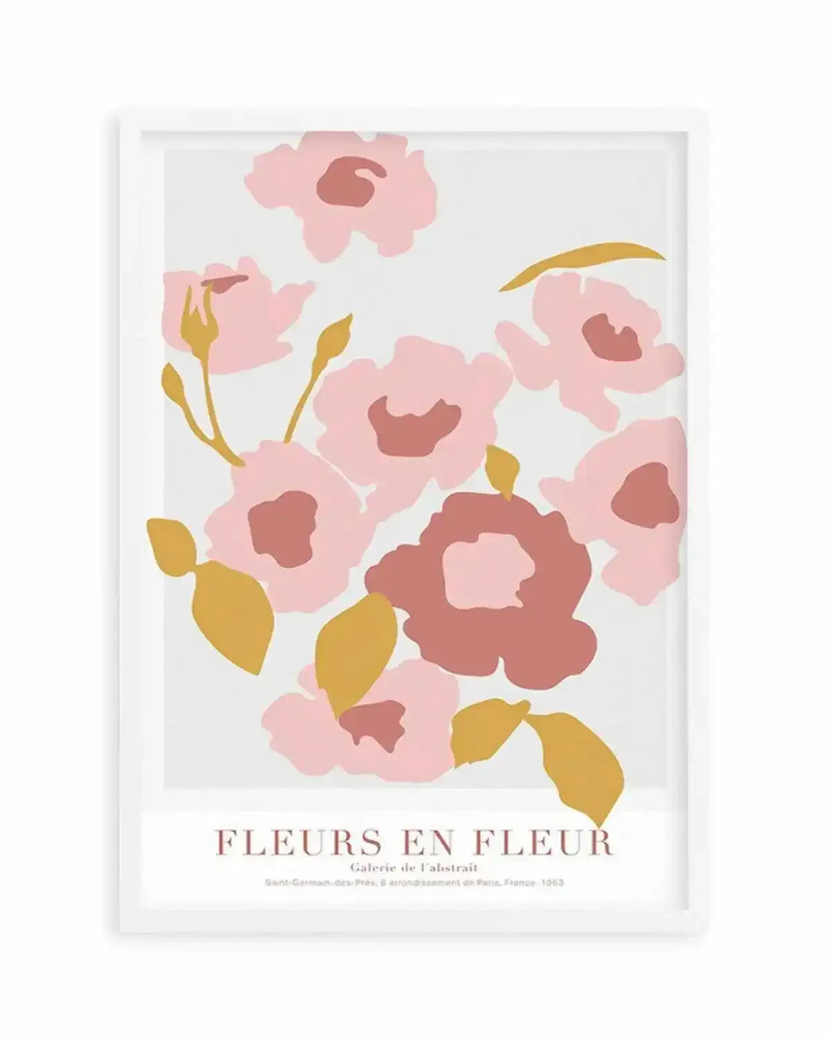 Fleurs en Fleur Art Print from Olive et Oriel where you can shop wallpaper and artworks online