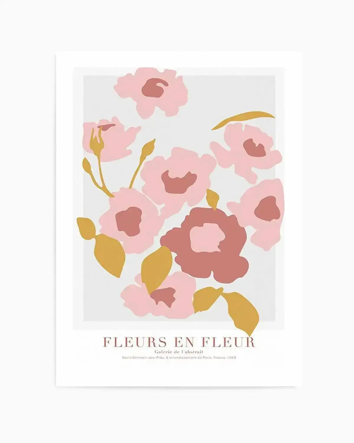 Fleurs en Fleur Art Print from Olive et Oriel where you can shop wallpaper and artworks online