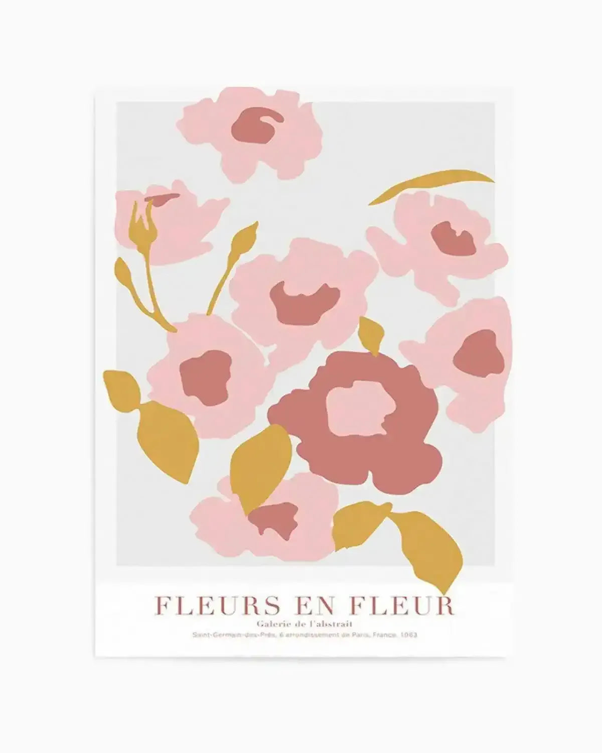 Fleurs en Fleur Art Print from Olive et Oriel where you can shop wallpaper and artworks online