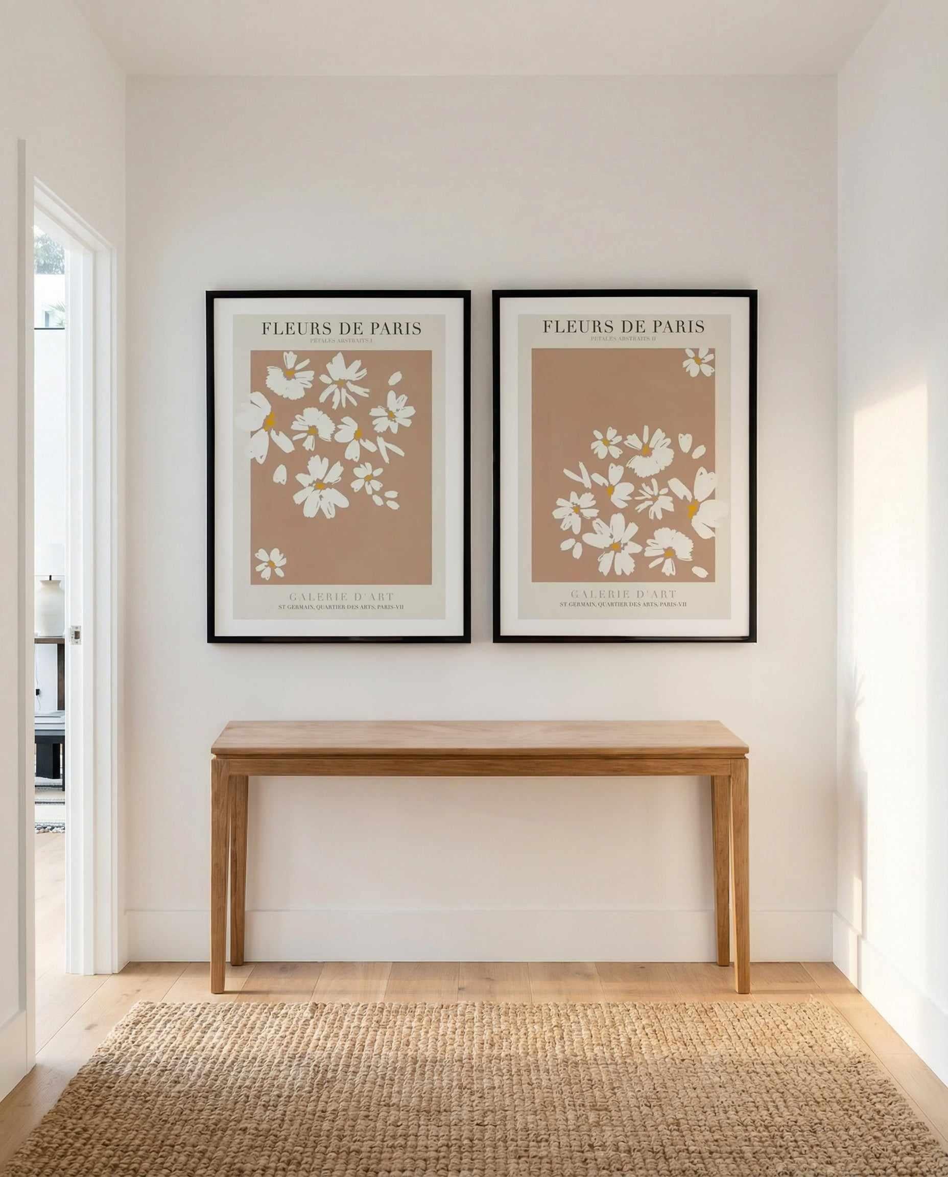 Fleurs De Paris I & II Art Print Set of 2 | Matching Wall Art from Olive et Oriel where you can shop wallpaper and artworks online