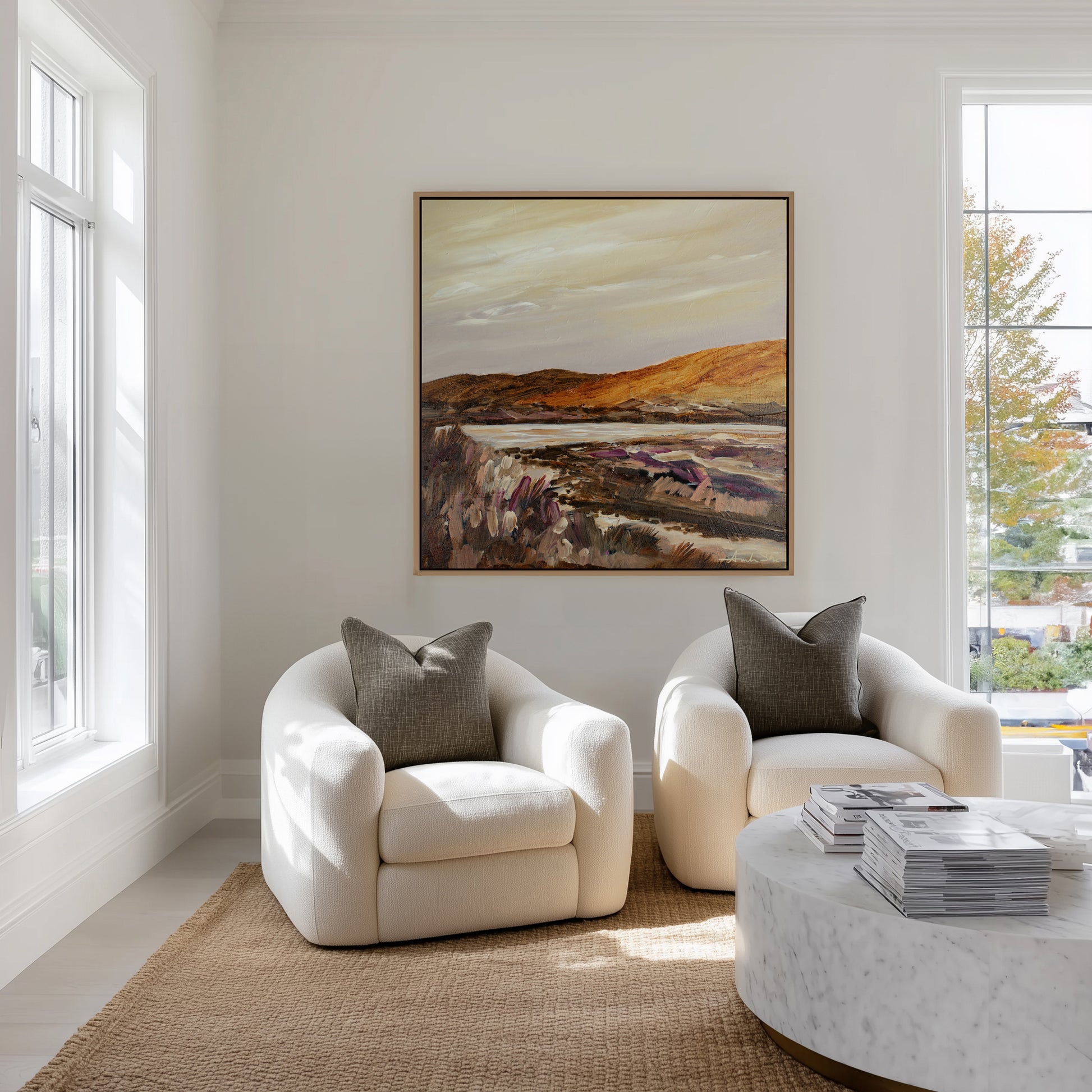 Flickers of Fate by Amanda Skye | Framed Canvas Art Print from Olive et Oriel where you can shop wallpaper and artworks online