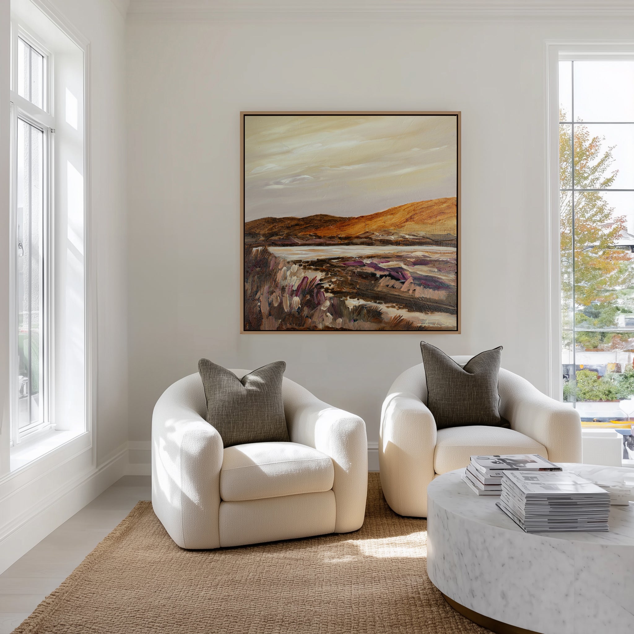 Flickers of Fate by Amanda Skye | Framed Canvas Art Print from Olive et Oriel where you can shop wallpaper and artworks online