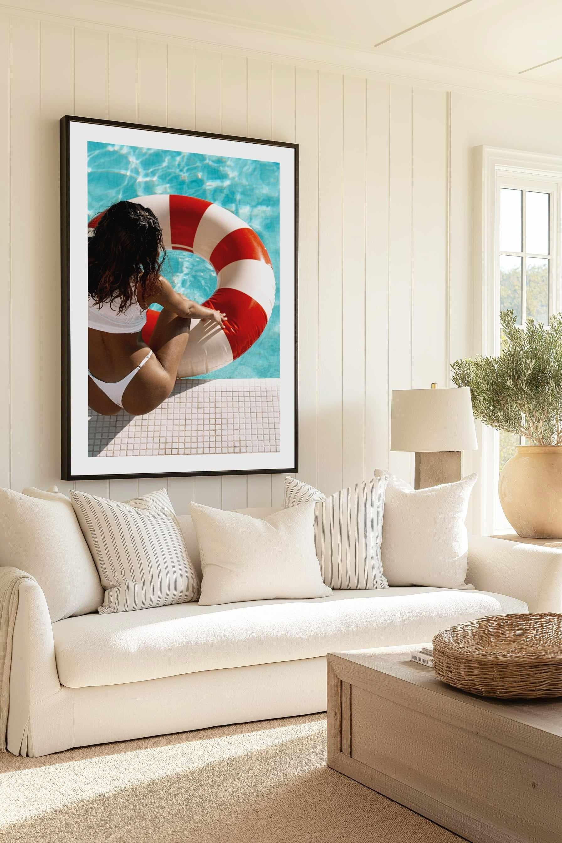 Float Club by Teigan Geercke | Art Print from Olive et Oriel where you can shop wallpaper and artworks online