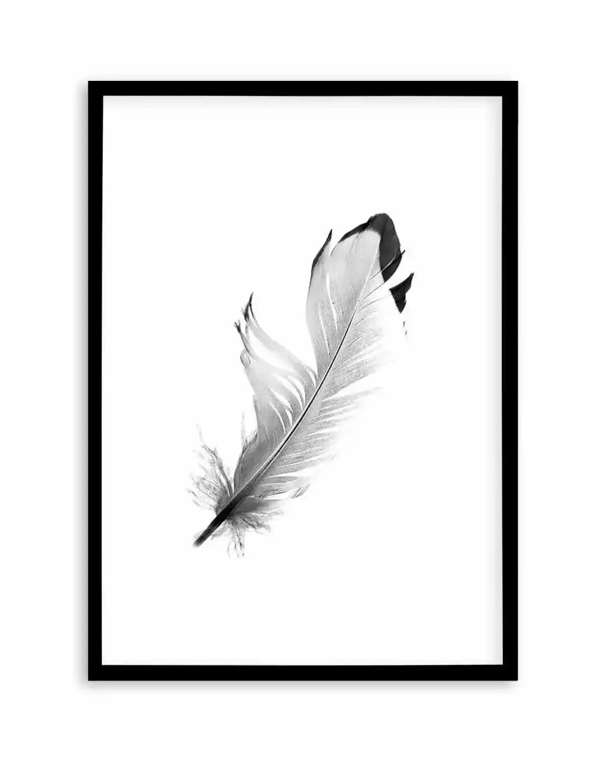 Floating Feather Art Print from Olive et Oriel where you can shop wallpaper and artworks online