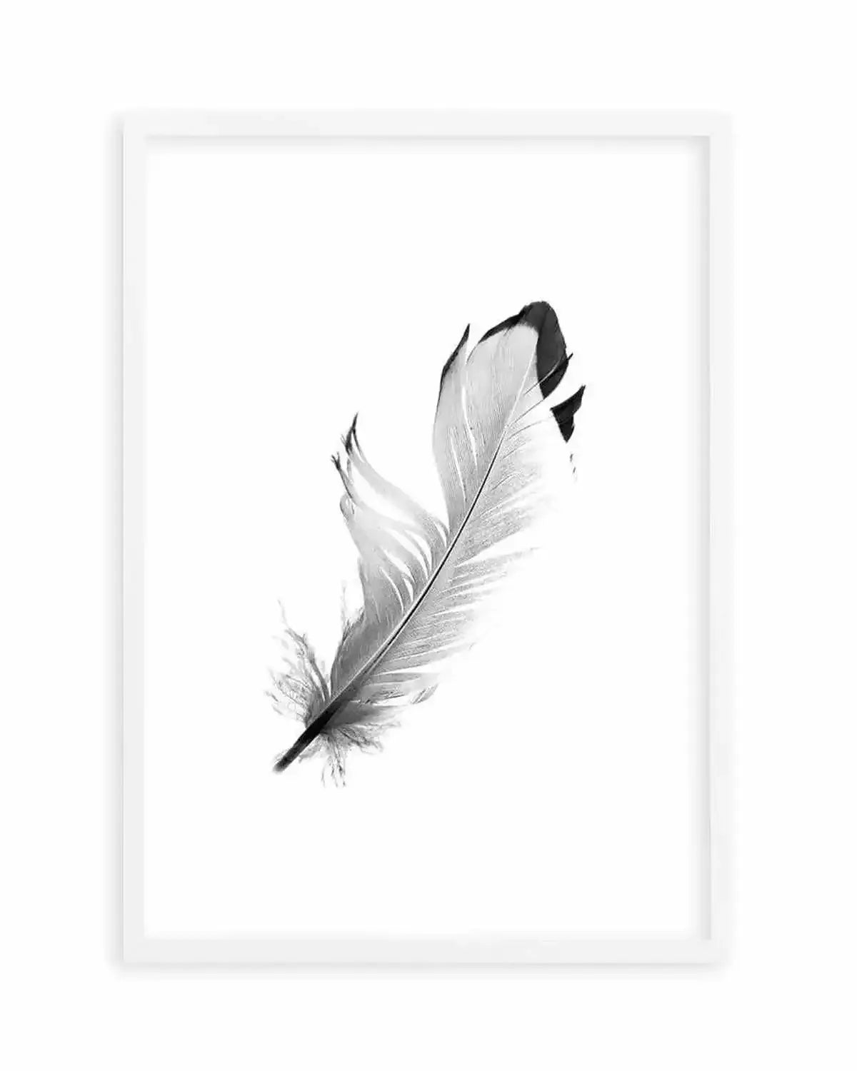 Floating Feather Art Print from Olive et Oriel where you can shop wallpaper and artworks online