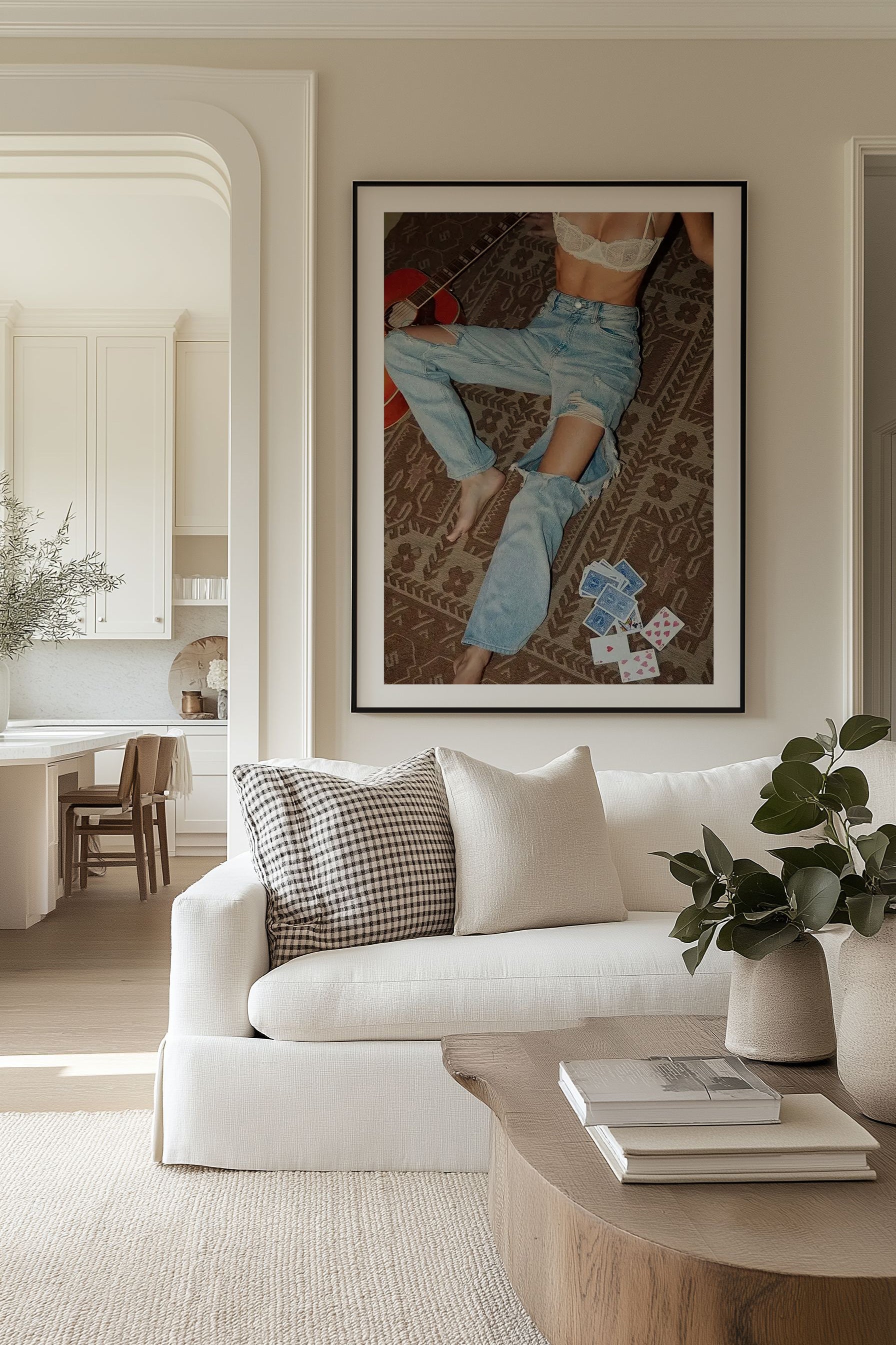 Floored by Amy Hallam Art Print