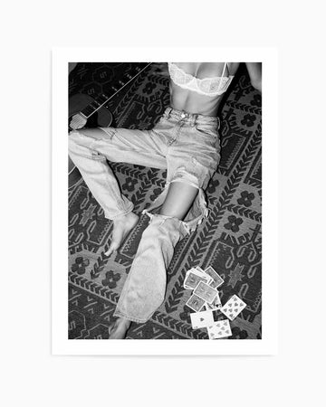 Floored B&W by Amy Hallam | Art Print from Olive et Oriel where you can shop wallpaper and artworks online
