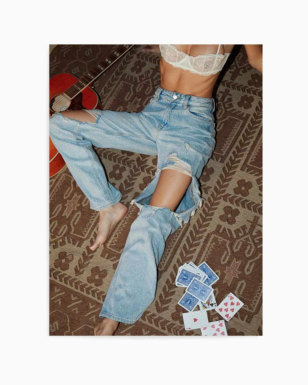 Floored by Amy Hallam Art Print from Olive et Oriel where you can shop wallpaper and artworks online