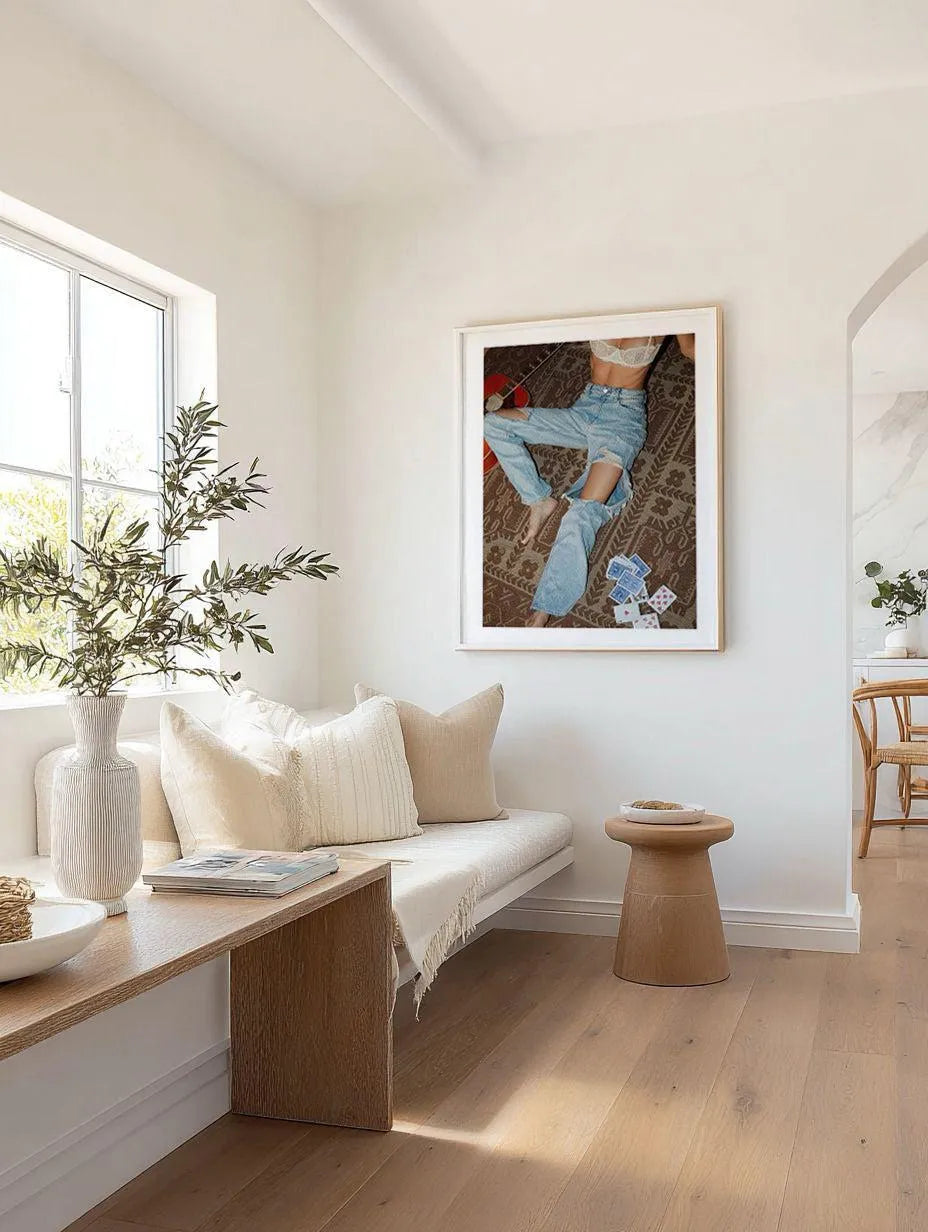 Floored by Amy Hallam Art Print from Olive et Oriel where you can shop wallpaper and artworks online