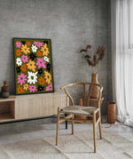 Flora by Arty Guava | Framed Canvas Art Print