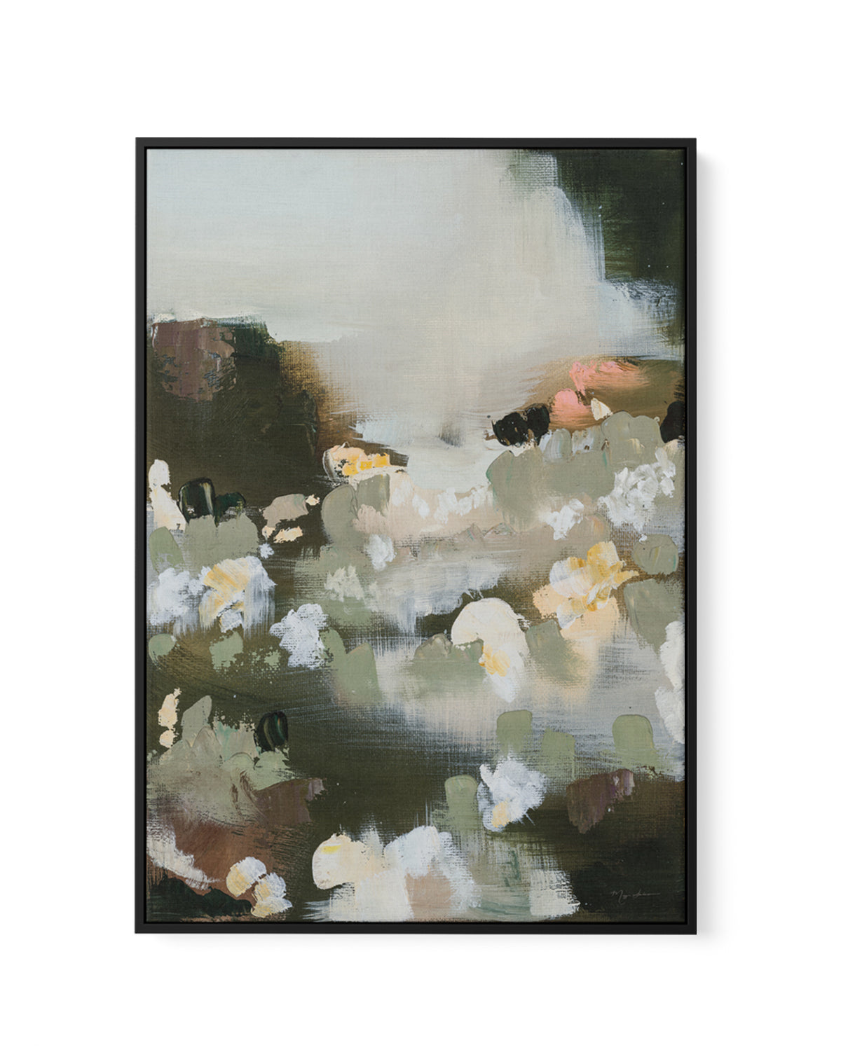 Flora by Maggie Sackmann | Framed Canvas Art Print