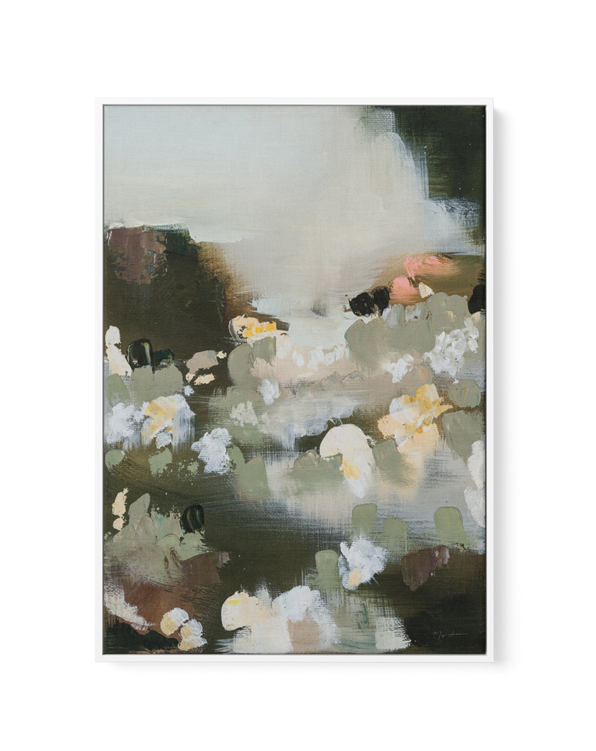 Flora by Maggie Sackmann | Framed Canvas Art Print