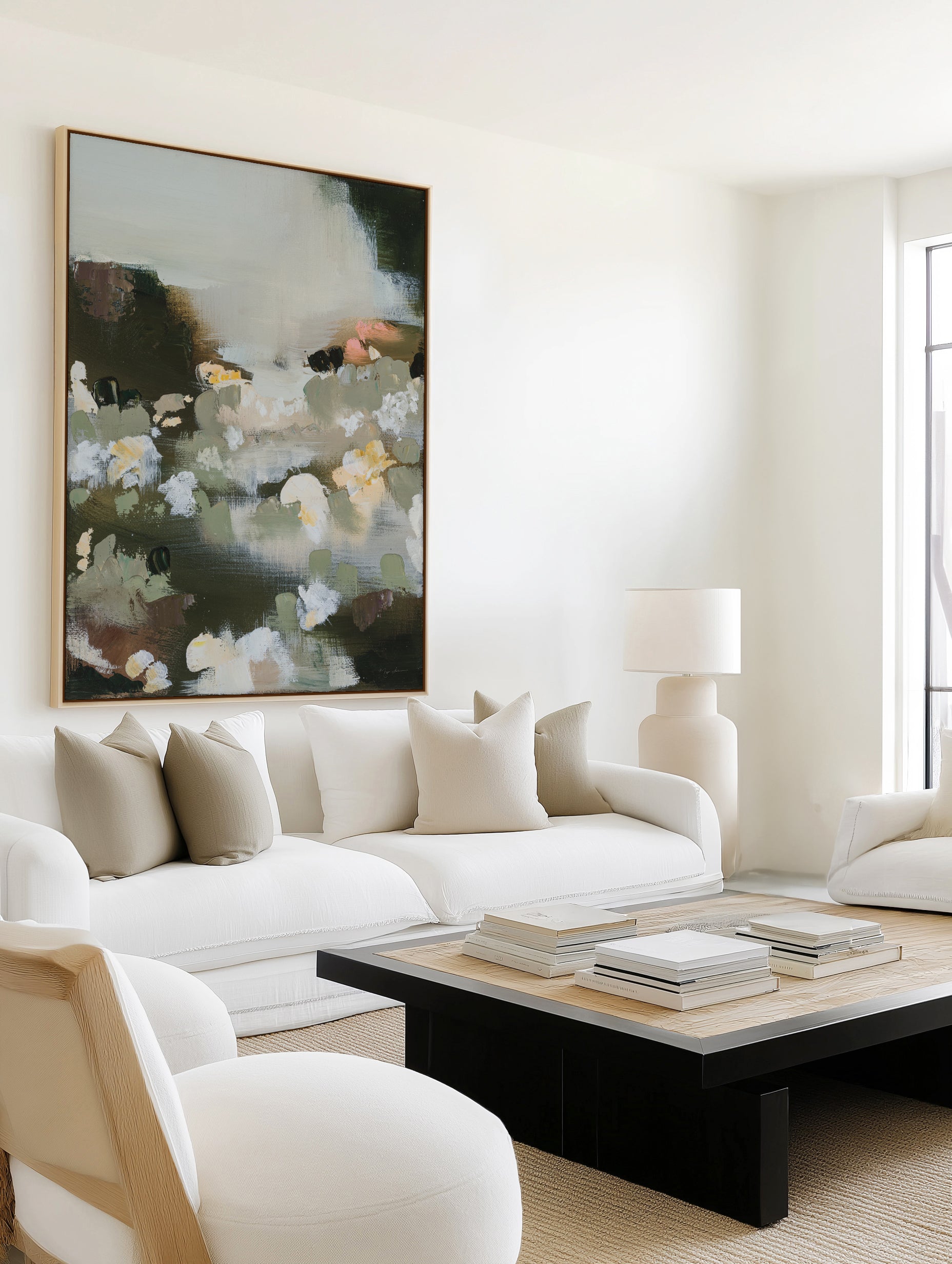 Flora by Maggie Sackmann | Framed Canvas Art Print