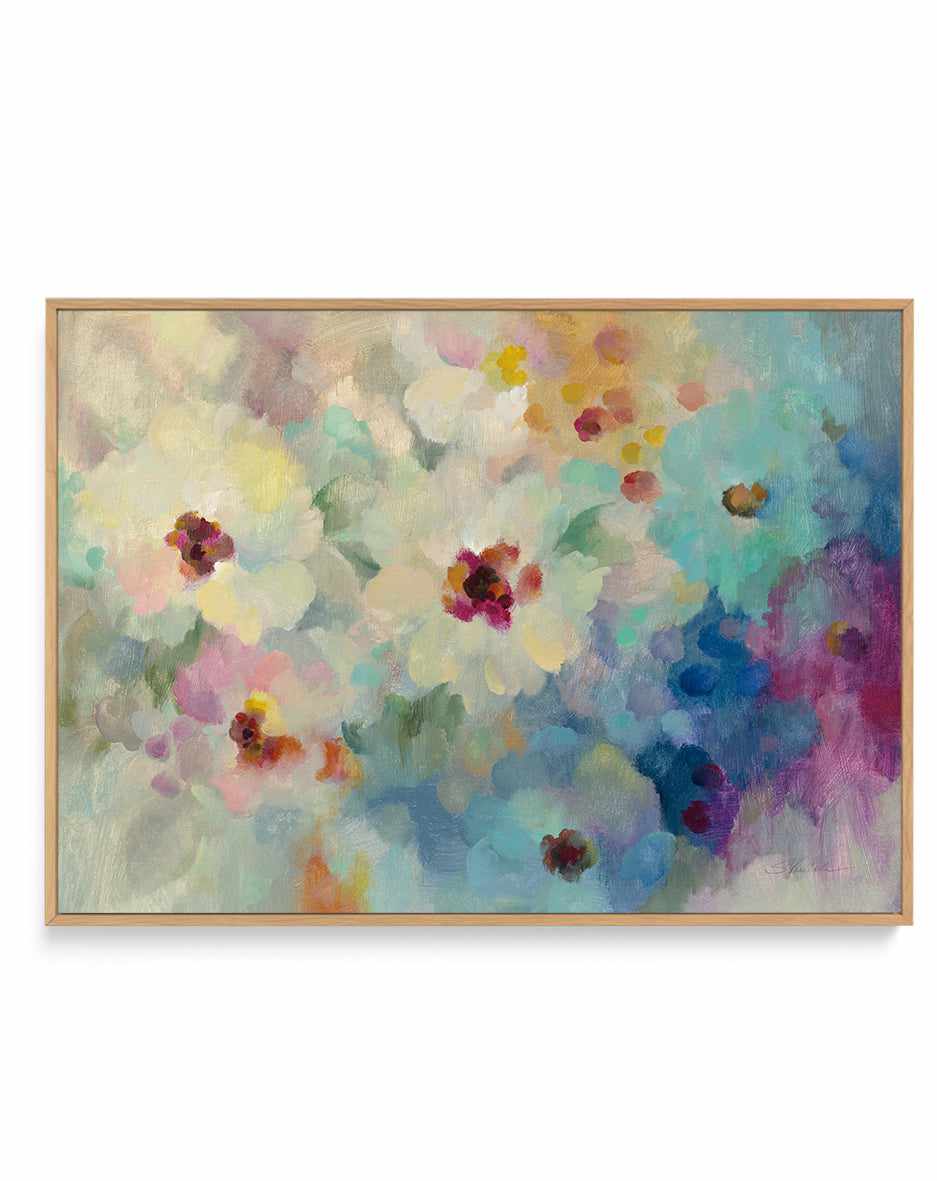 Floral Extravaganza | Framed Canvas Art Print