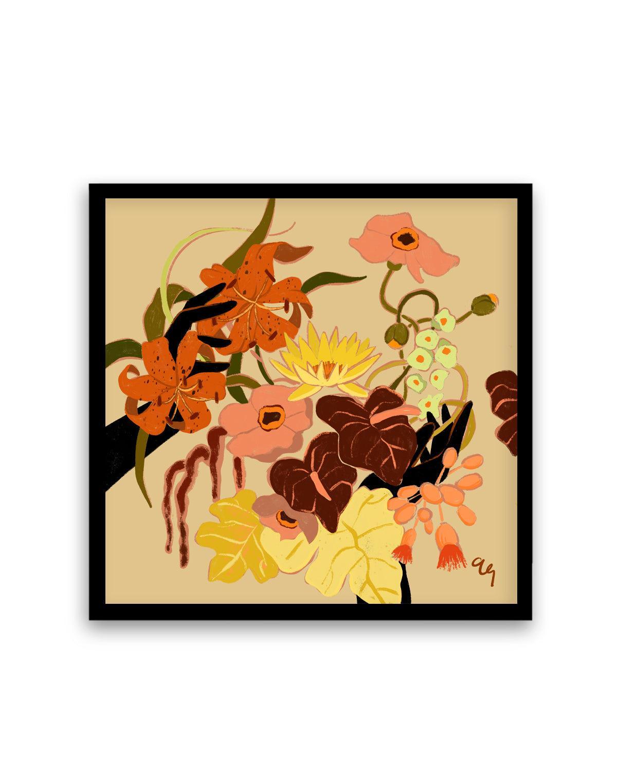 Floral Intertwine by Arty Guava | Art Print from Olive et Oriel where you can shop wallpaper and artworks online