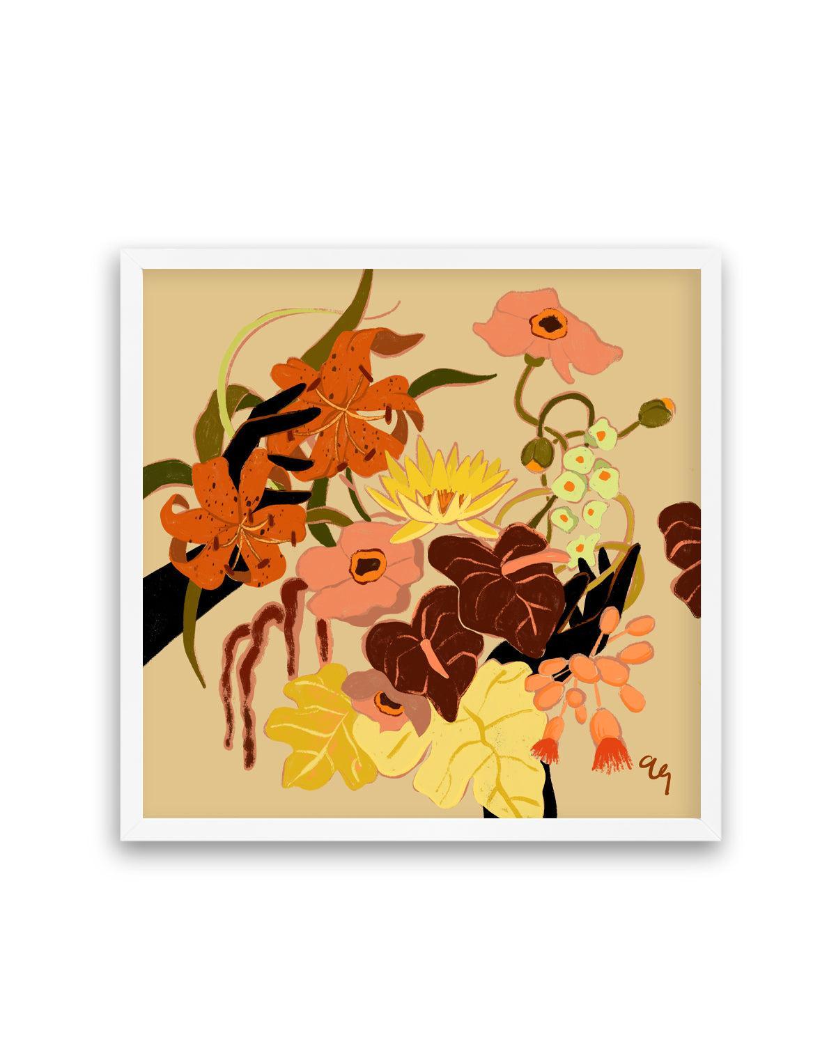 Floral Intertwine by Arty Guava | Art Print from Olive et Oriel where you can shop wallpaper and artworks online