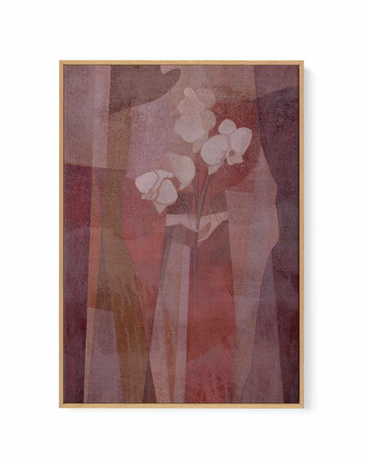 Floral Muse I | Framed Canvas Art Print from Olive et Oriel where you can shop wallpaper and artworks online