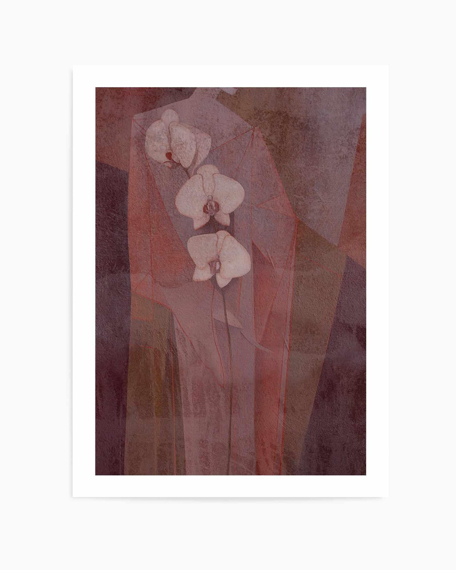 Floral Muse II | Art Print from Olive et Oriel where you can shop wallpaper and artworks online