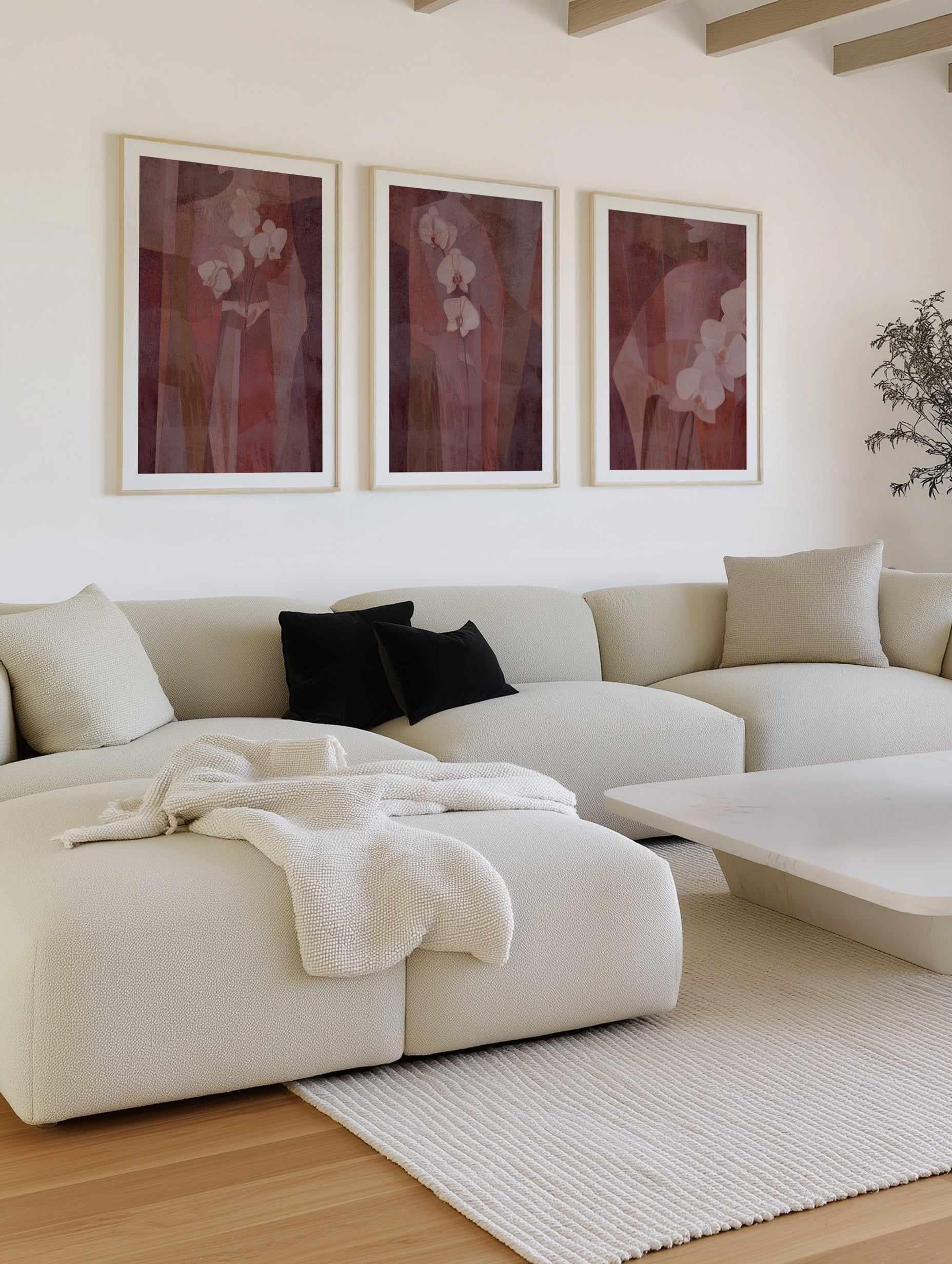 Floral Muse II | Art Print from Olive et Oriel where you can shop wallpaper and artworks online