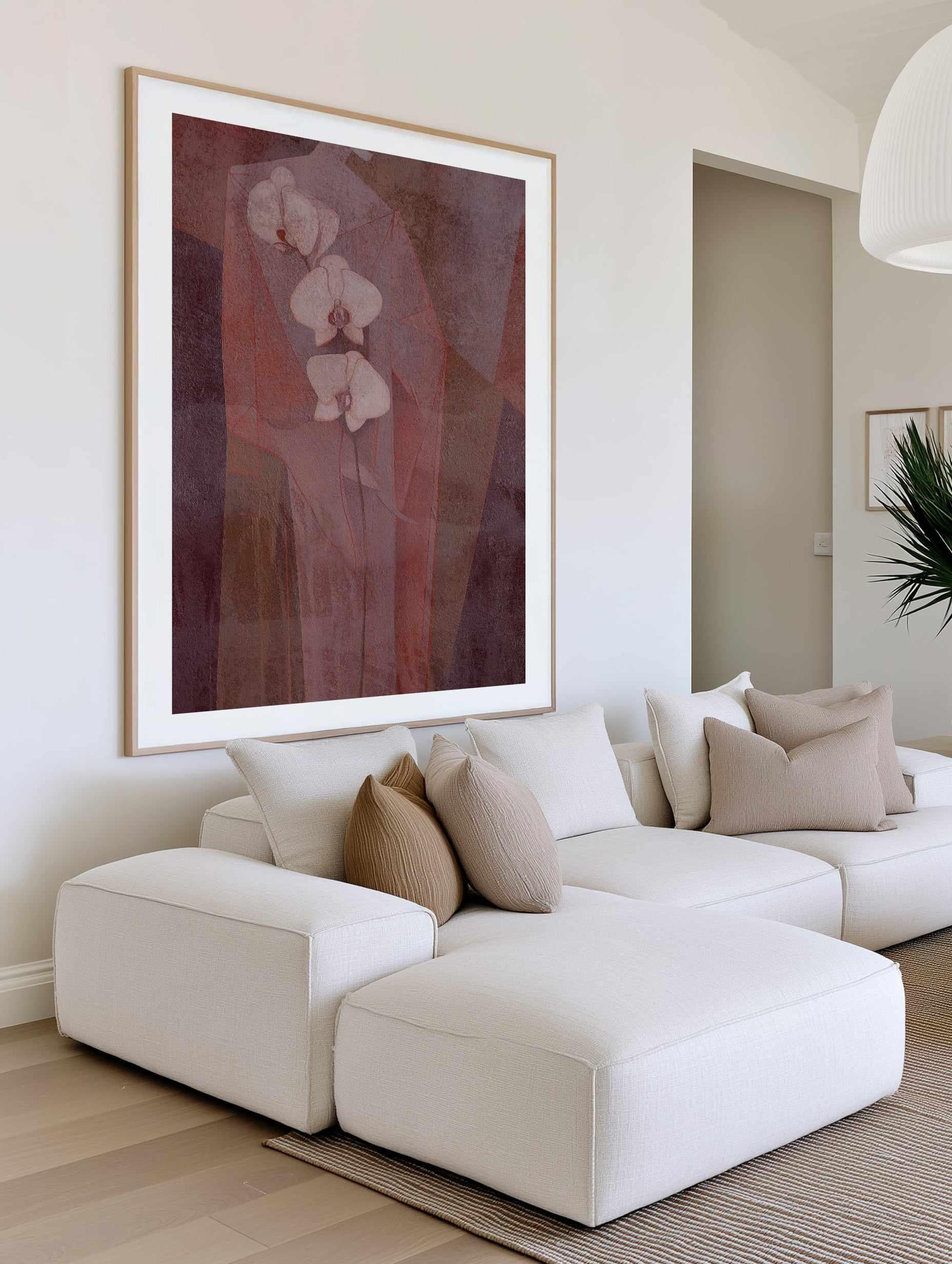 Floral Muse II | Art Print from Olive et Oriel where you can shop wallpaper and artworks online