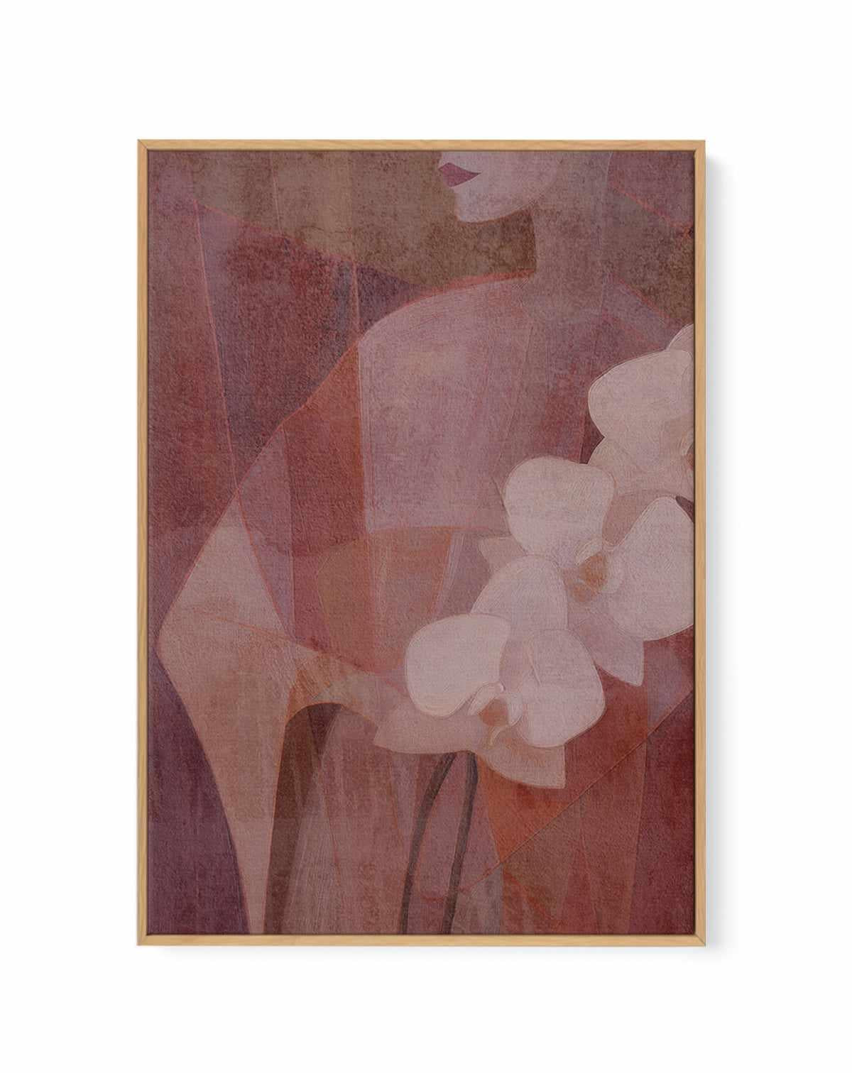 Floral Muse III | Framed Canvas Art Print from Olive et Oriel where you can shop wallpaper and artworks online