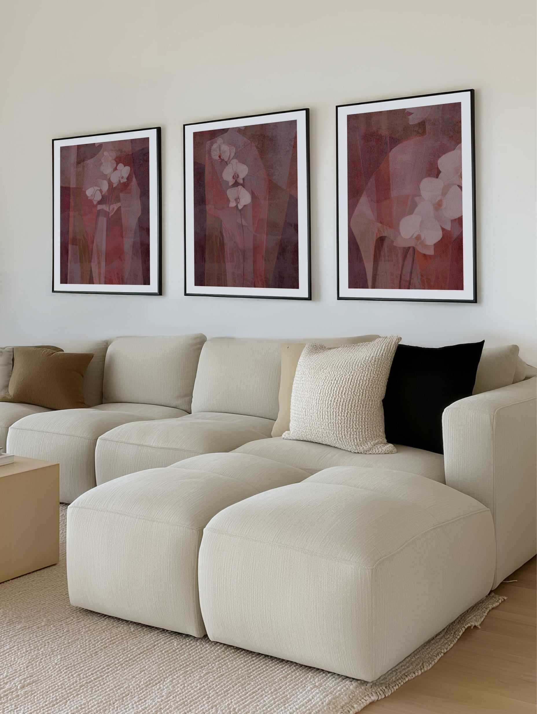 Floral Muse III | Art Print from Olive et Oriel where you can shop wallpaper and artworks online