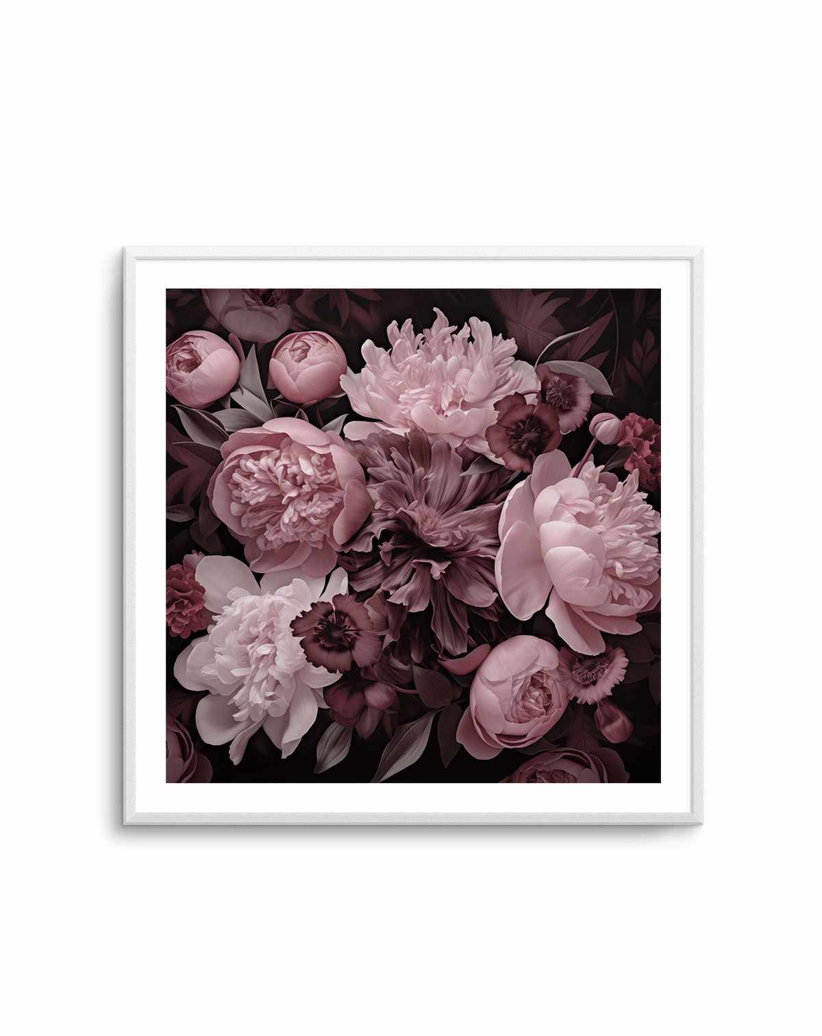 Floral Romance Pastel Pink By Andrea Haase | Art Print