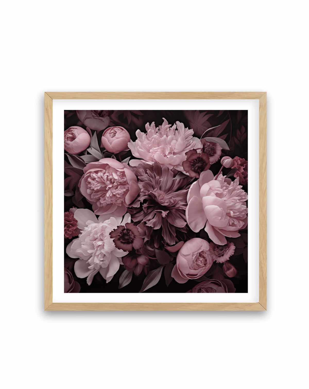 Floral Romance Pastel Pink By Andrea Haase | Art Print